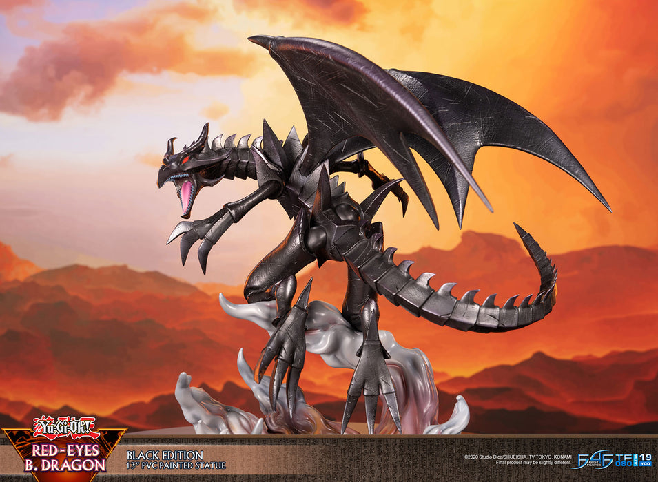 First 4 Figures: Yu Gi Oh - Dragon Negro De Ojos Rojos 13 Pulgadas