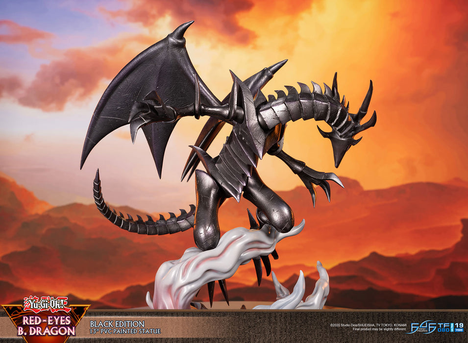 First 4 Figures: Yu Gi Oh - Dragon Negro De Ojos Rojos 13 Pulgadas