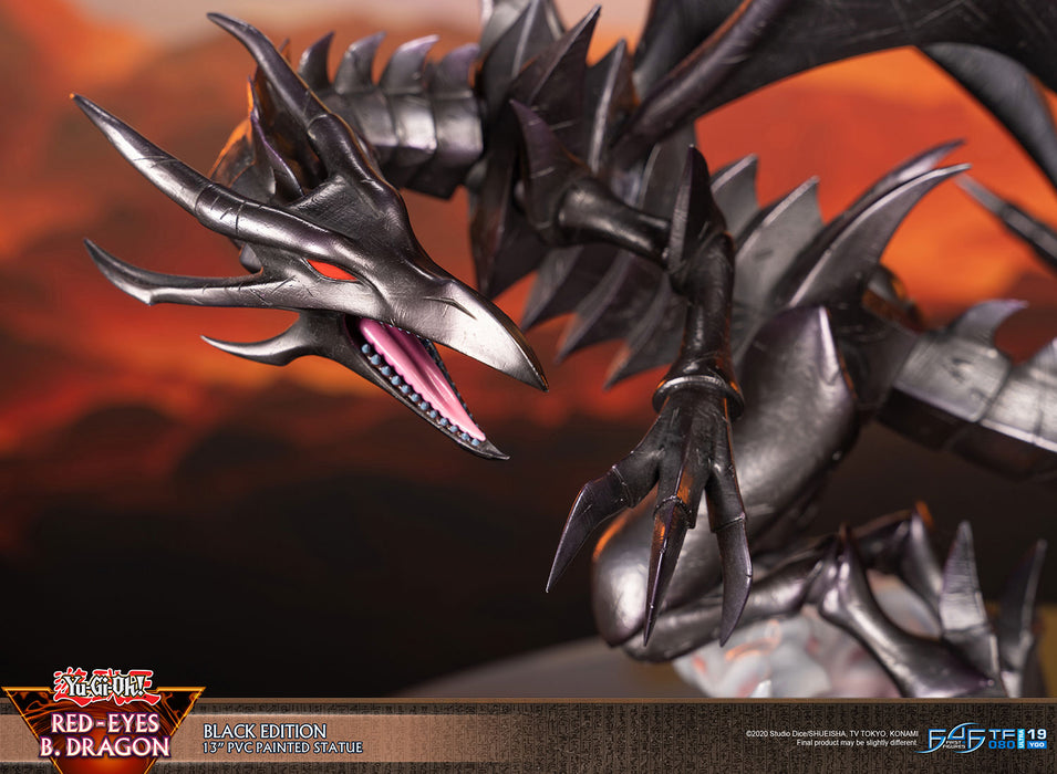 First 4 Figures: Yu Gi Oh - Dragon Negro De Ojos Rojos 13 Pulgadas