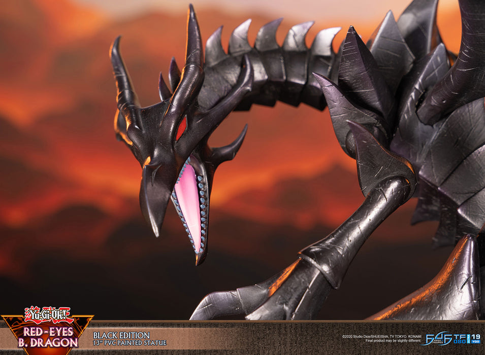First 4 Figures: Yu Gi Oh - Dragon Negro De Ojos Rojos 13 Pulgadas