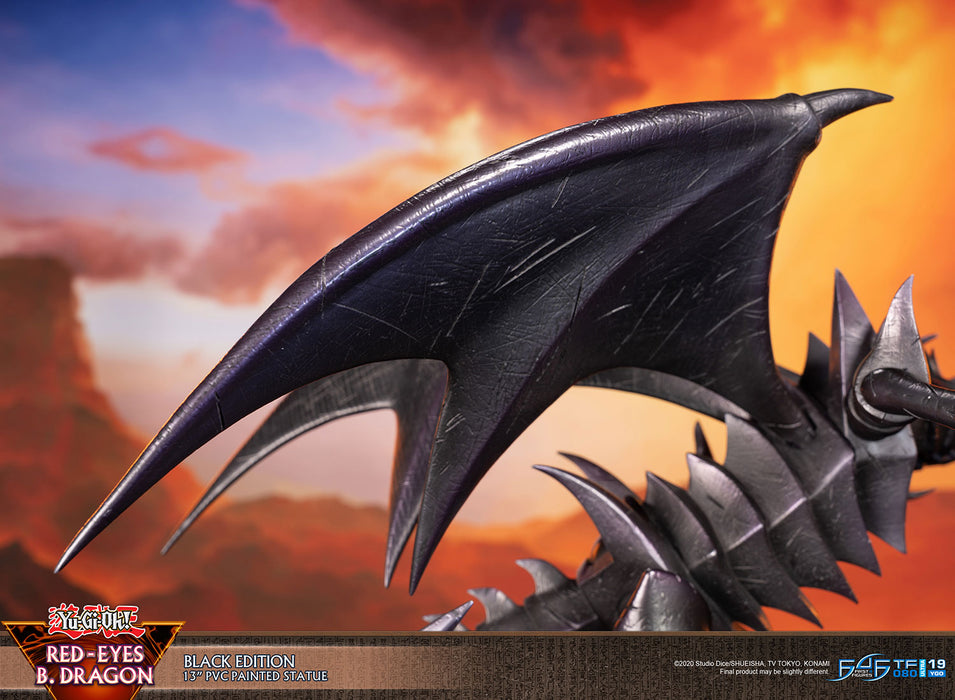 First 4 Figures: Yu Gi Oh - Dragon Negro De Ojos Rojos 13 Pulgadas