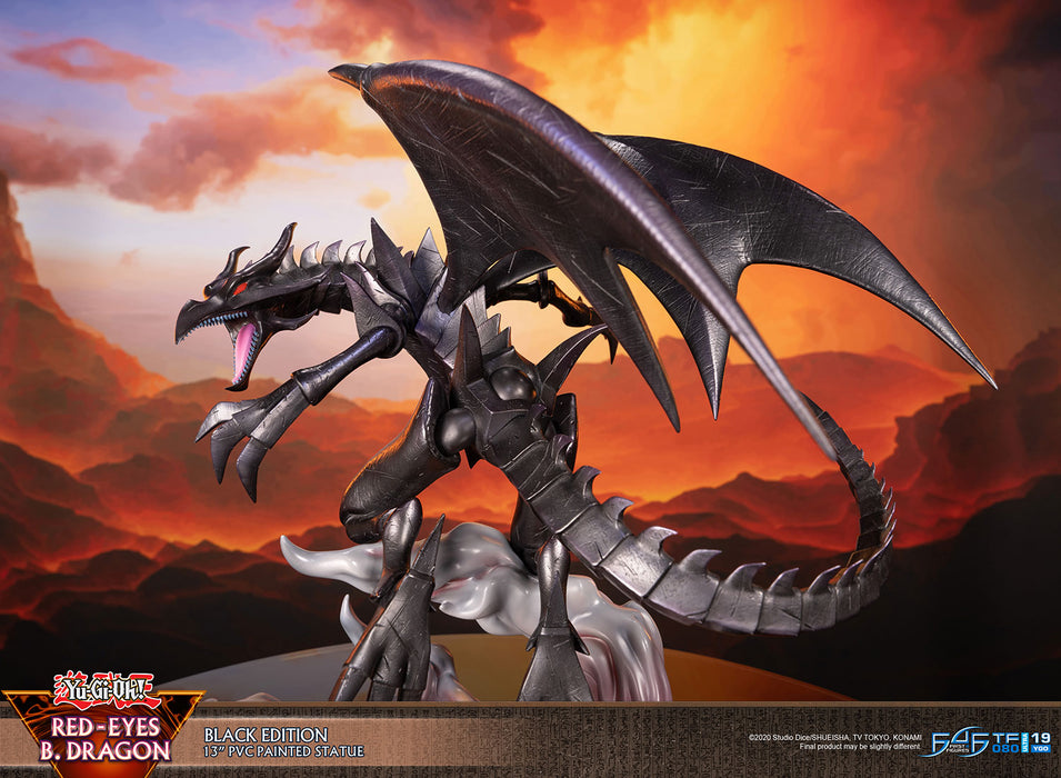 First 4 Figures: Yu Gi Oh - Dragon Negro De Ojos Rojos 13 Pulgadas