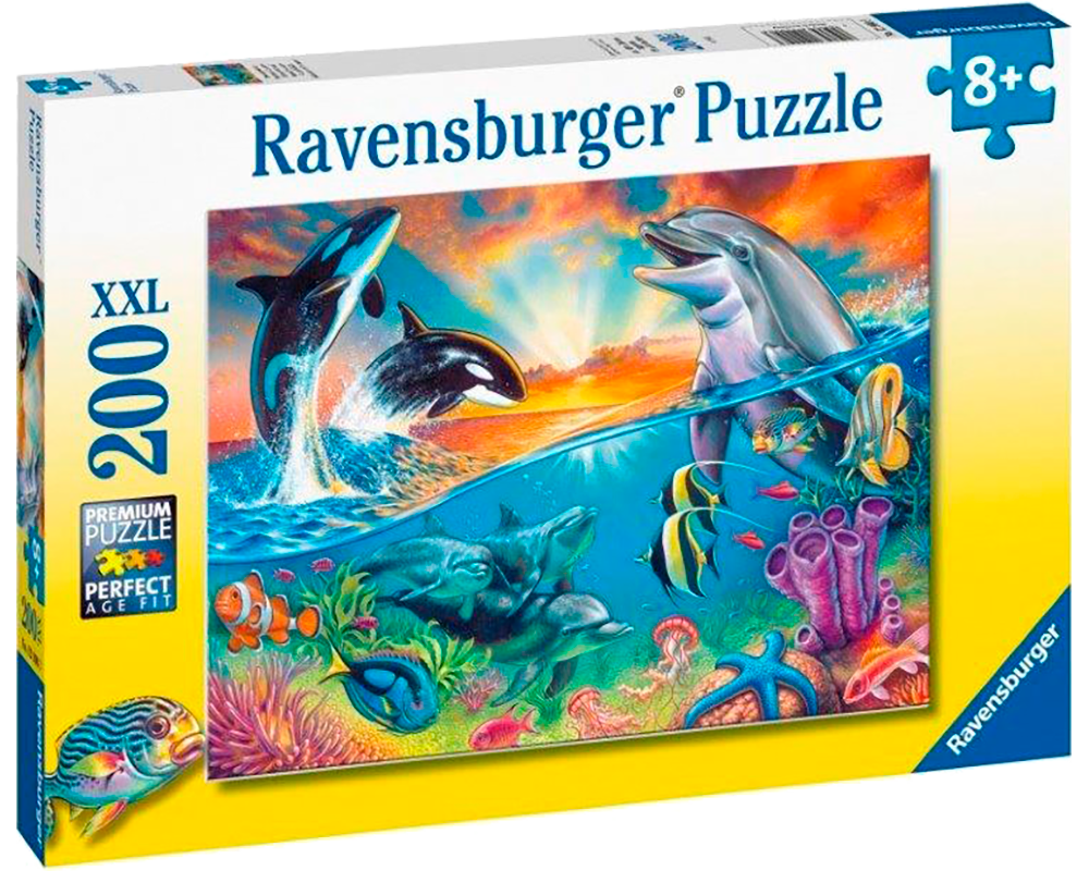 Ravensburger Rompecabezas: Animales del Mar Kids XXL 200 piezas