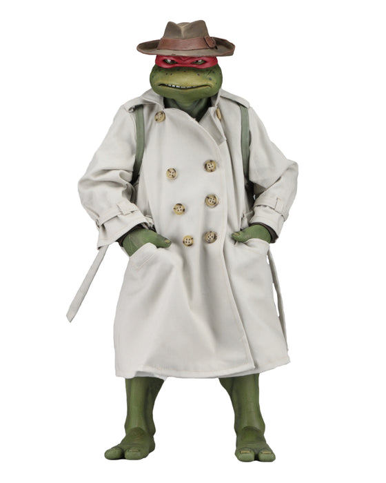 NECA Figura de Accion: TMNT Tortugas Ninja 1990 Movie - Rafael con Disfraz Escala 1/4