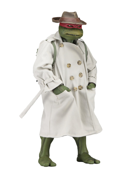 NECA Figura de Accion: TMNT Tortugas Ninja 1990 Movie - Rafael con Disfraz Escala 1/4
