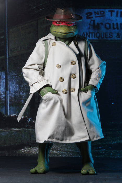 NECA Figura de Accion: TMNT Tortugas Ninja 1990 Movie - Rafael con Disfraz Escala 1/4