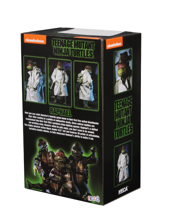 NECA Figura de Accion: TMNT Tortugas Ninja 1990 Movie - Rafael con Disfraz Escala 1/4