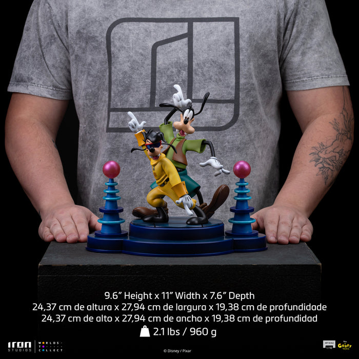 IRON Studios: Disney Goofy La Pelicula - Goofy y Max Escala de Arte 1/10