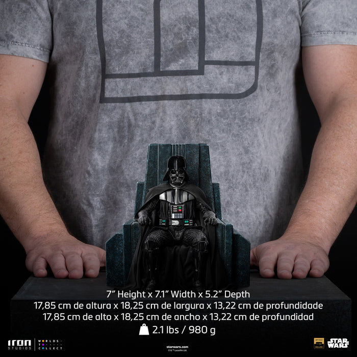 IRON Studios: Star Wars - Darth Vader en Trono Escala De Arte 1/10