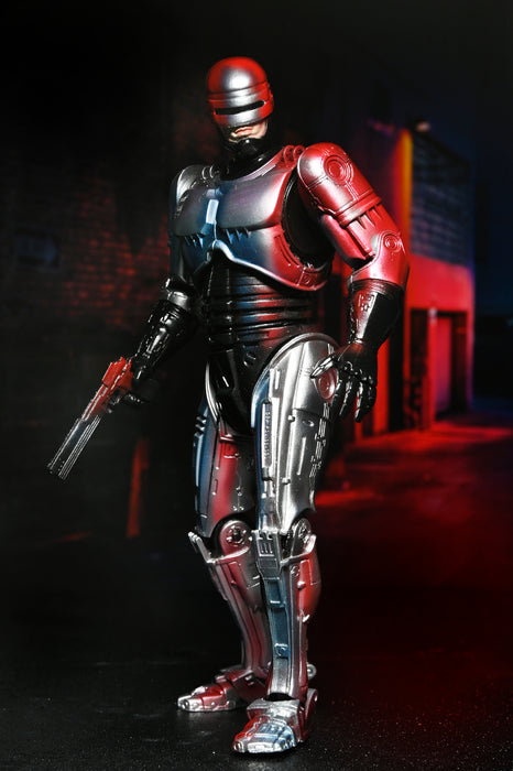 NECA Figura de Accion Ultimate: Robocop - Robocop Poster de 1987 7 Pulgadas