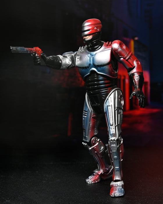 NECA Figura de Accion Ultimate: Robocop - Robocop Poster de 1987 7 Pulgadas