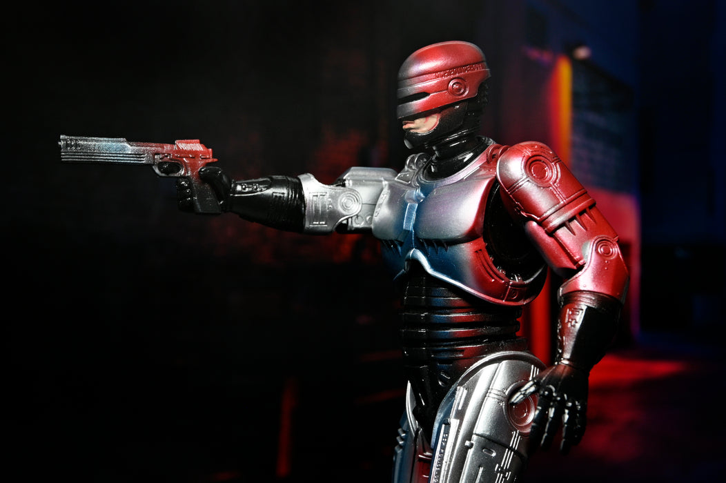 NECA Figura de Accion Ultimate: Robocop - Robocop Poster de 1987 7 Pulgadas