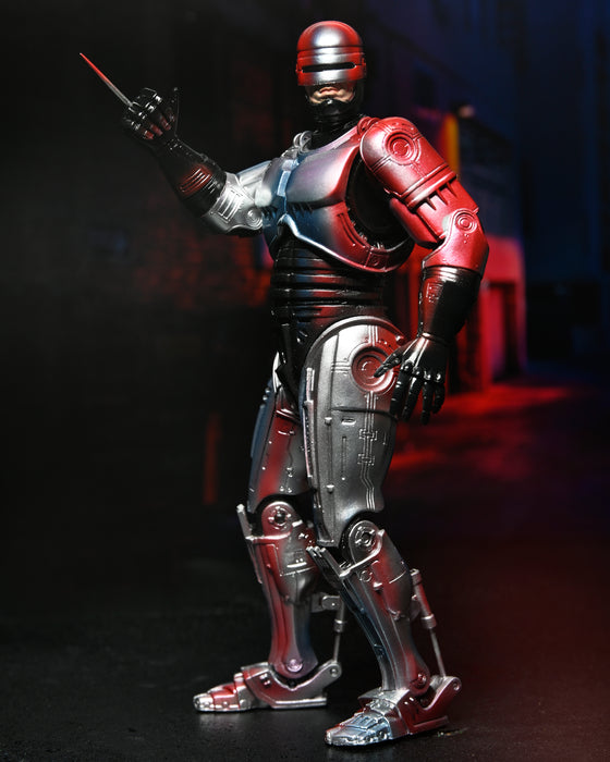 NECA Figura de Accion Ultimate: Robocop - Robocop Poster de 1987 7 Pulgadas
