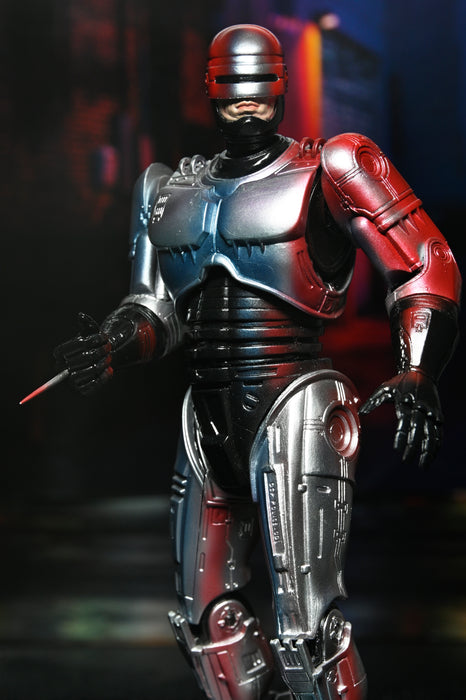 NECA Figura de Accion Ultimate: Robocop - Robocop Poster de 1987 7 Pulgadas