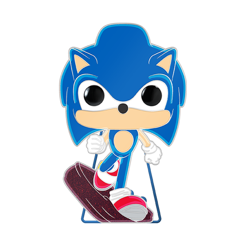 Funko Pop Pin: Sonic The Hedgehog - Sonic Glow Pin Esmaltado