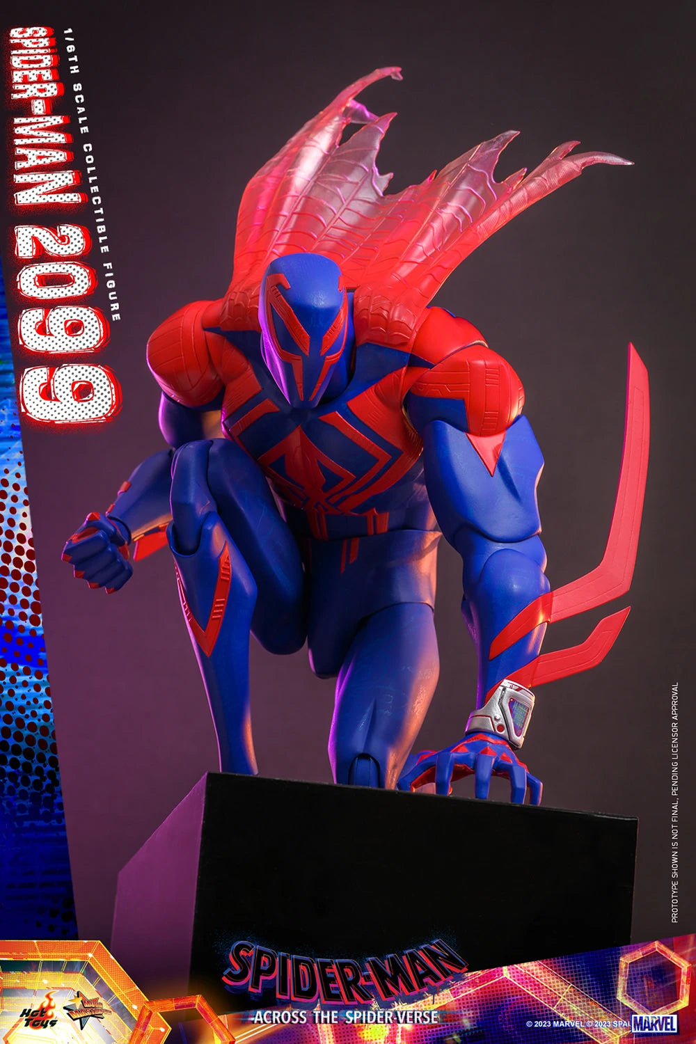 Hot Toys Movie Masterpiece Series: Marvel SpiderMan Across The Spider Verse - SpiderMan 2099 Escala 1/6