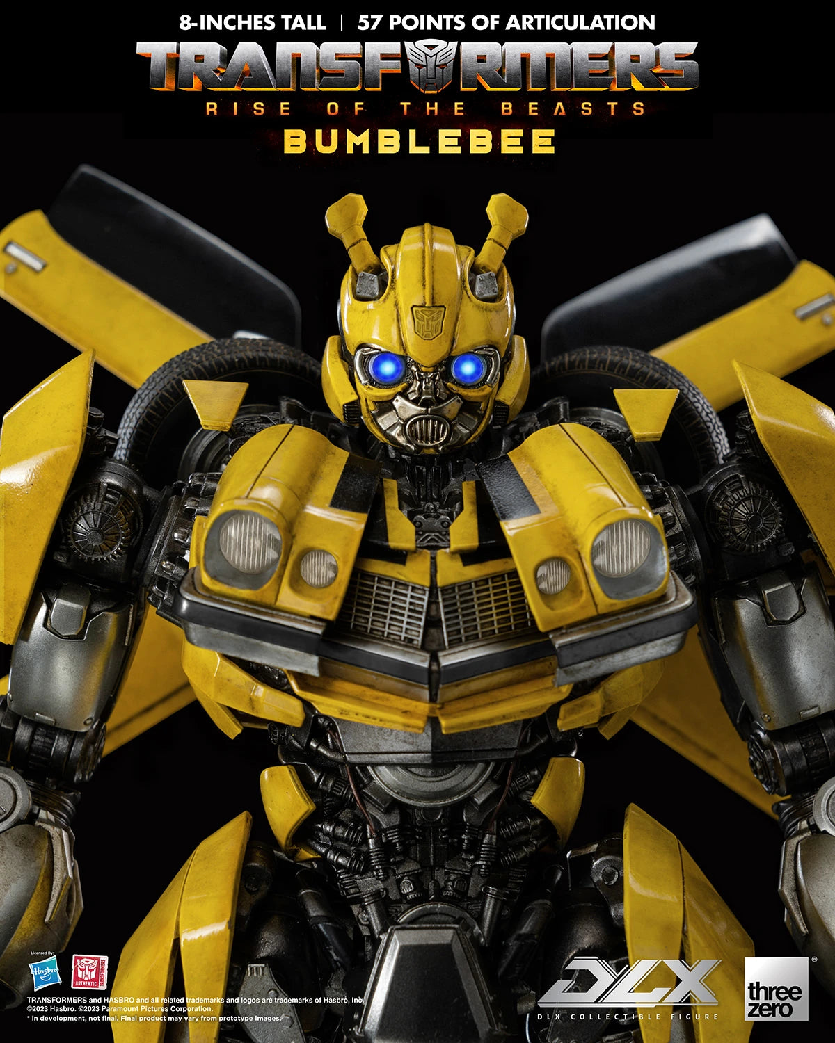 Threezero Collectible Figure: Transformers Rise of the Beasts - Bumblebee Deluxe
