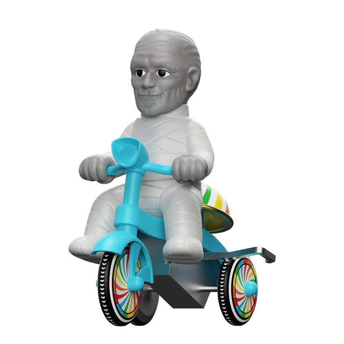 Super7 Super Cycles: Universal Monsters - La Momia Gris Claro Con Triciclo Azul