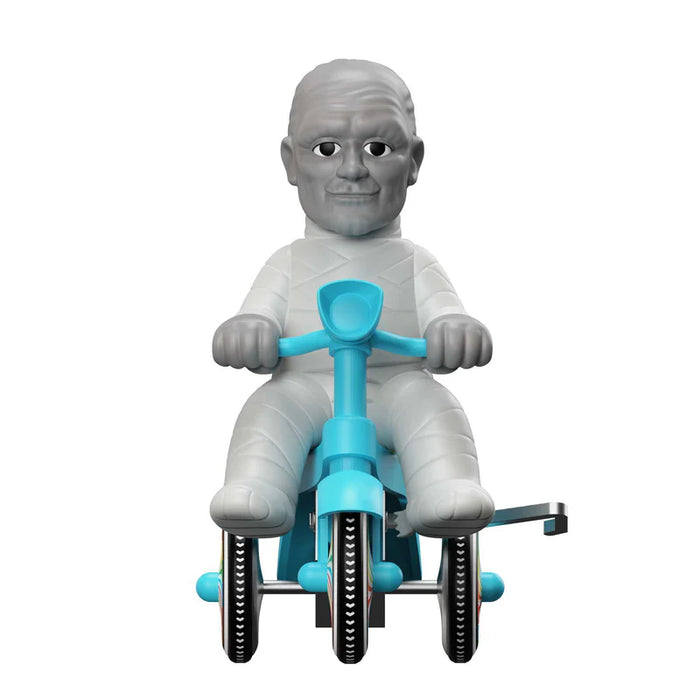 Super7 Super Cycles: Universal Monsters - La Momia Gris Claro Con Triciclo Azul