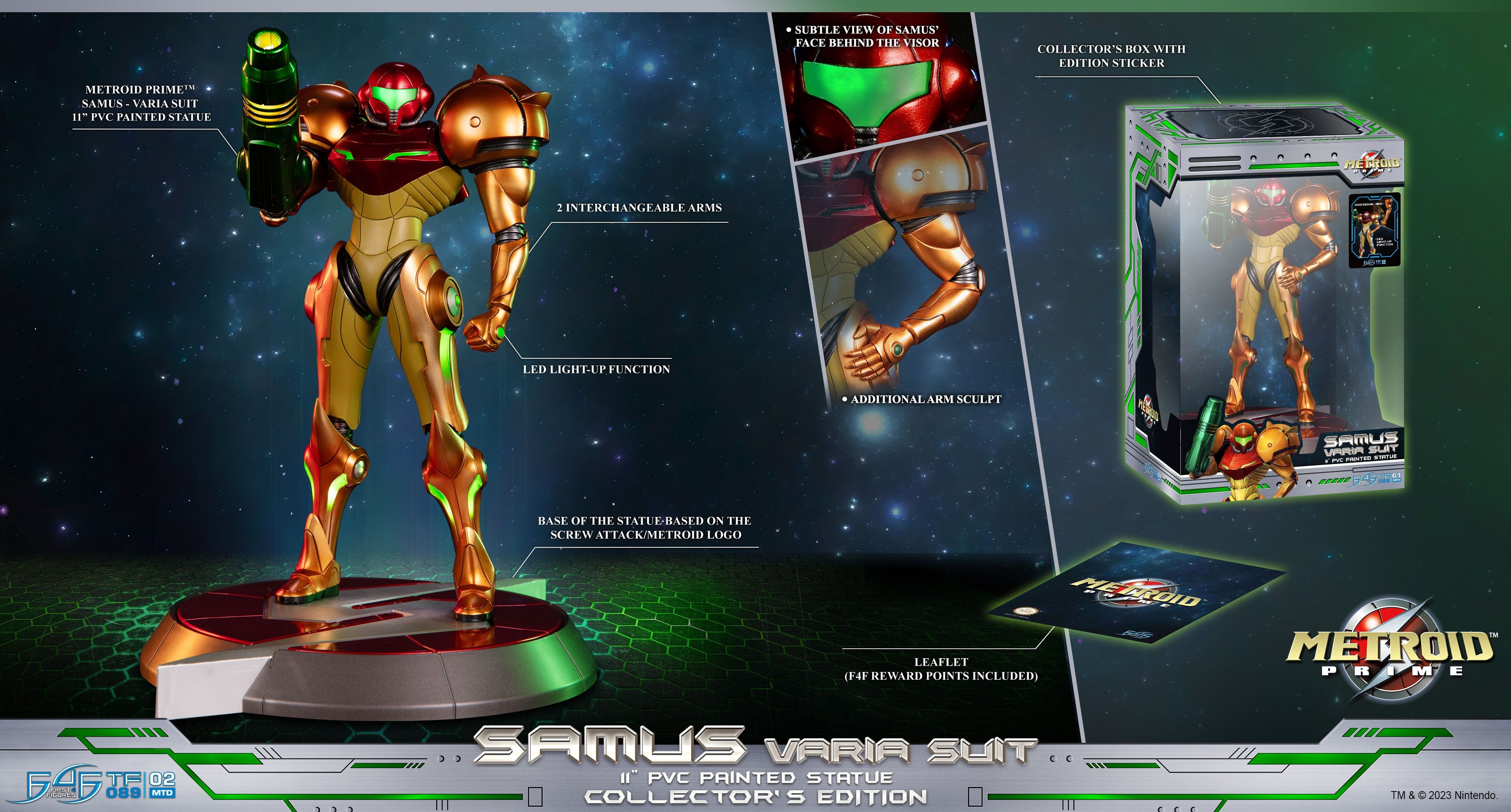 First 4 Figures: Metroid Prime - Samus Traje Varia Varia Edicion Coleccionista