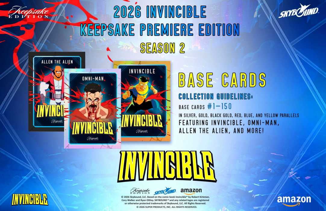SUPER BREAK: Keepsake Premiere - 2026 Invincible Season 2 Hobby Box