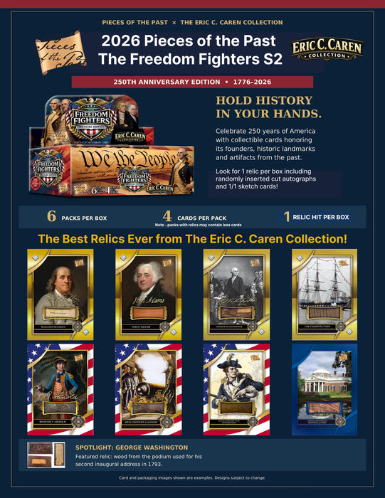 SUPER BREAK: 2026 Pieces of the Past -The Freedom Fighters S2 250th Anniversary