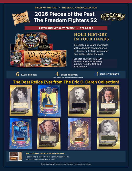 SUPER BREAK: 2026 Pieces of the Past -The Freedom Fighters S2 250th Anniversary