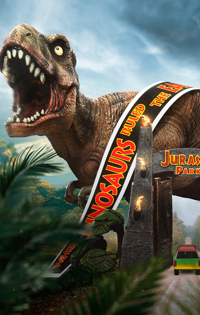IRON Studios Minico: Jurassic Park - T Rex 30 Aniversario Deluxe