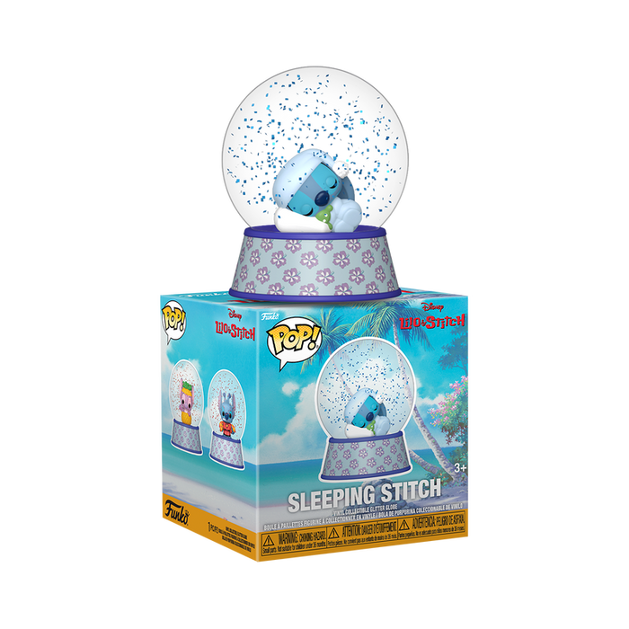 Funko Mini Glitter Globe: Disney Lilo Y Stitch - Stitch Durmiendo