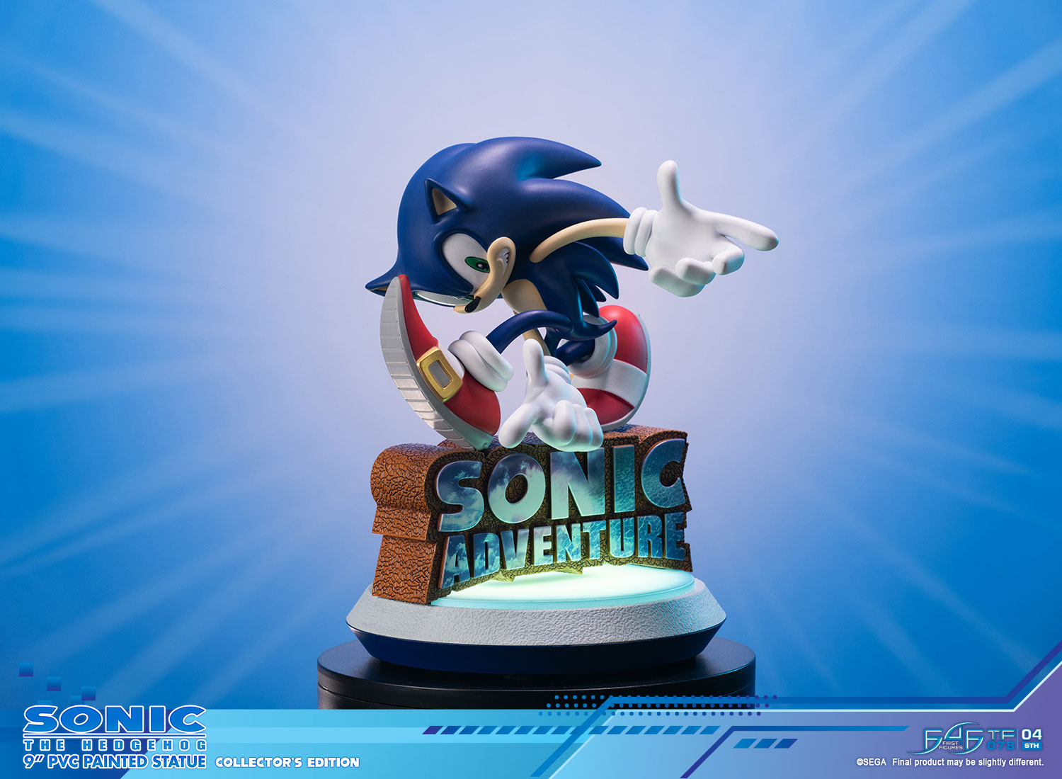 First 4 Figures: Sonic The Hedgehog - Sonic Adventure Edicion Coleccionista 9 Pulgadas