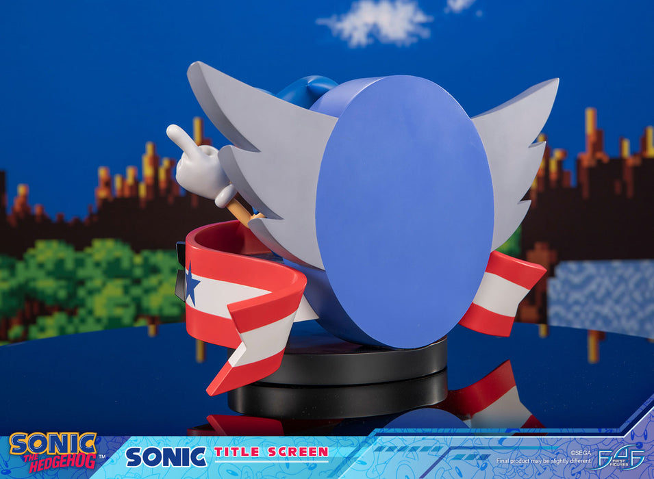 First 4 Figures: Sonic The Hedgehog - Sonic Title Screen 8.2 Pulgadas