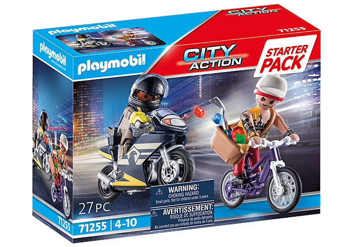 Playmobil City Action Starter Pack Fuerzas Especiales y Ladron 71255 Distrito Max