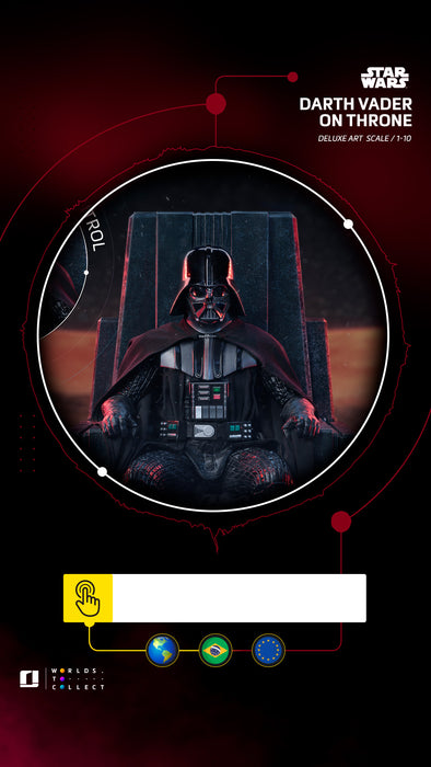 IRON Studios: Star Wars - Darth Vader en Trono Escala De Arte 1/10