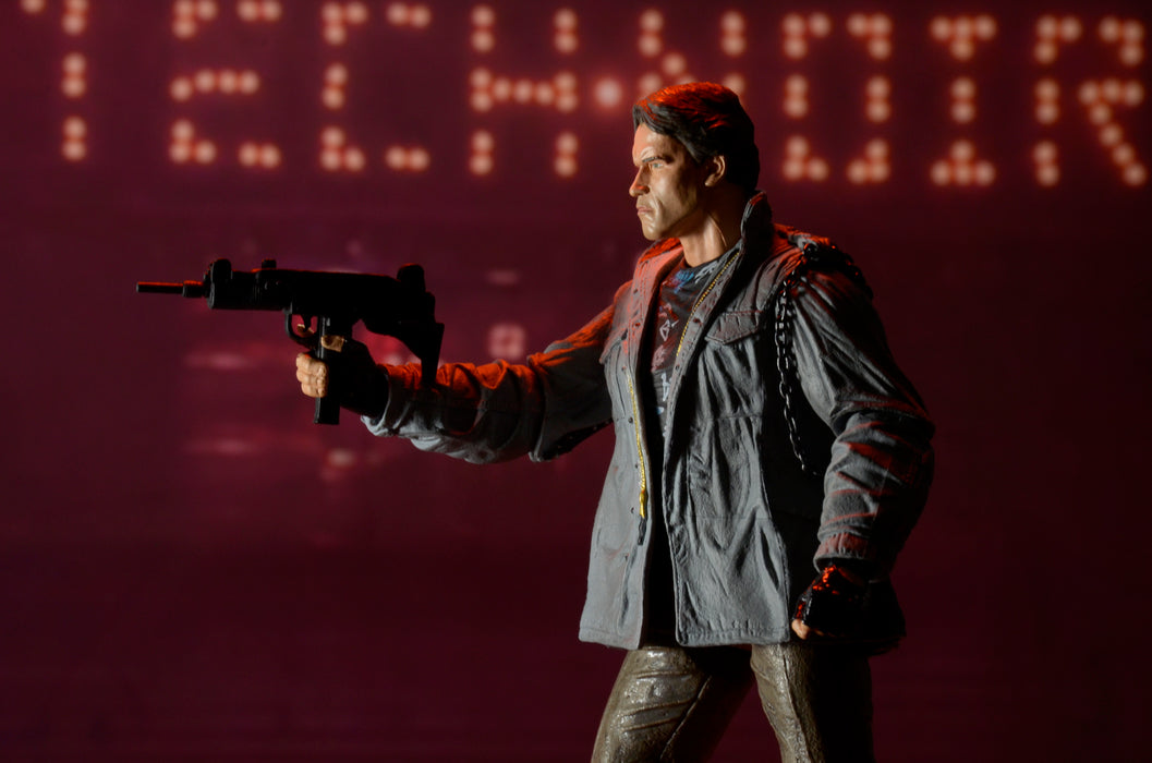 NECA Figura de Accion Ultimate: Terminator - Ultimate T-800 Tech Noir 7 Pulgadas