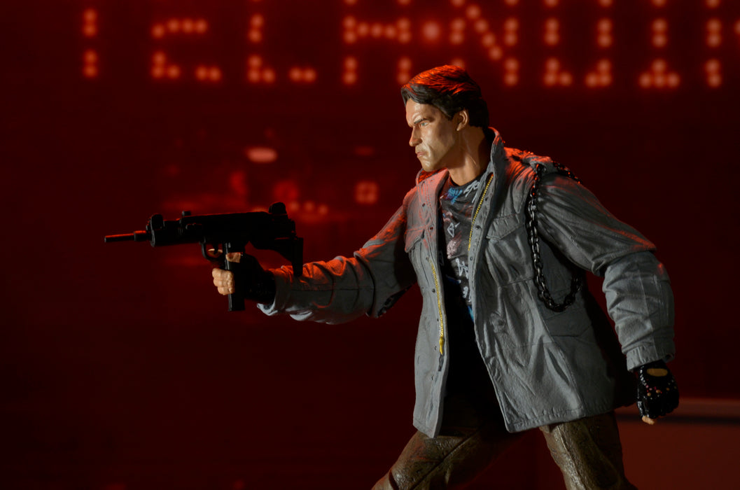 NECA Figura de Accion Ultimate: Terminator - Ultimate T-800 Tech Noir 7 Pulgadas
