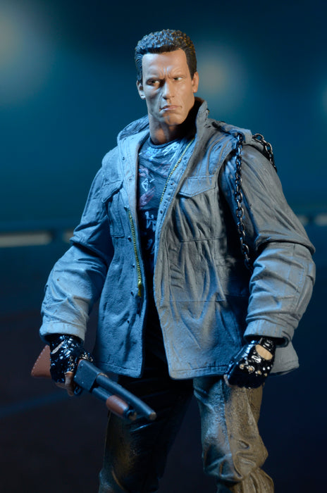 NECA Figura de Accion Ultimate: Terminator - Ultimate T-800 Tech Noir 7 Pulgadas
