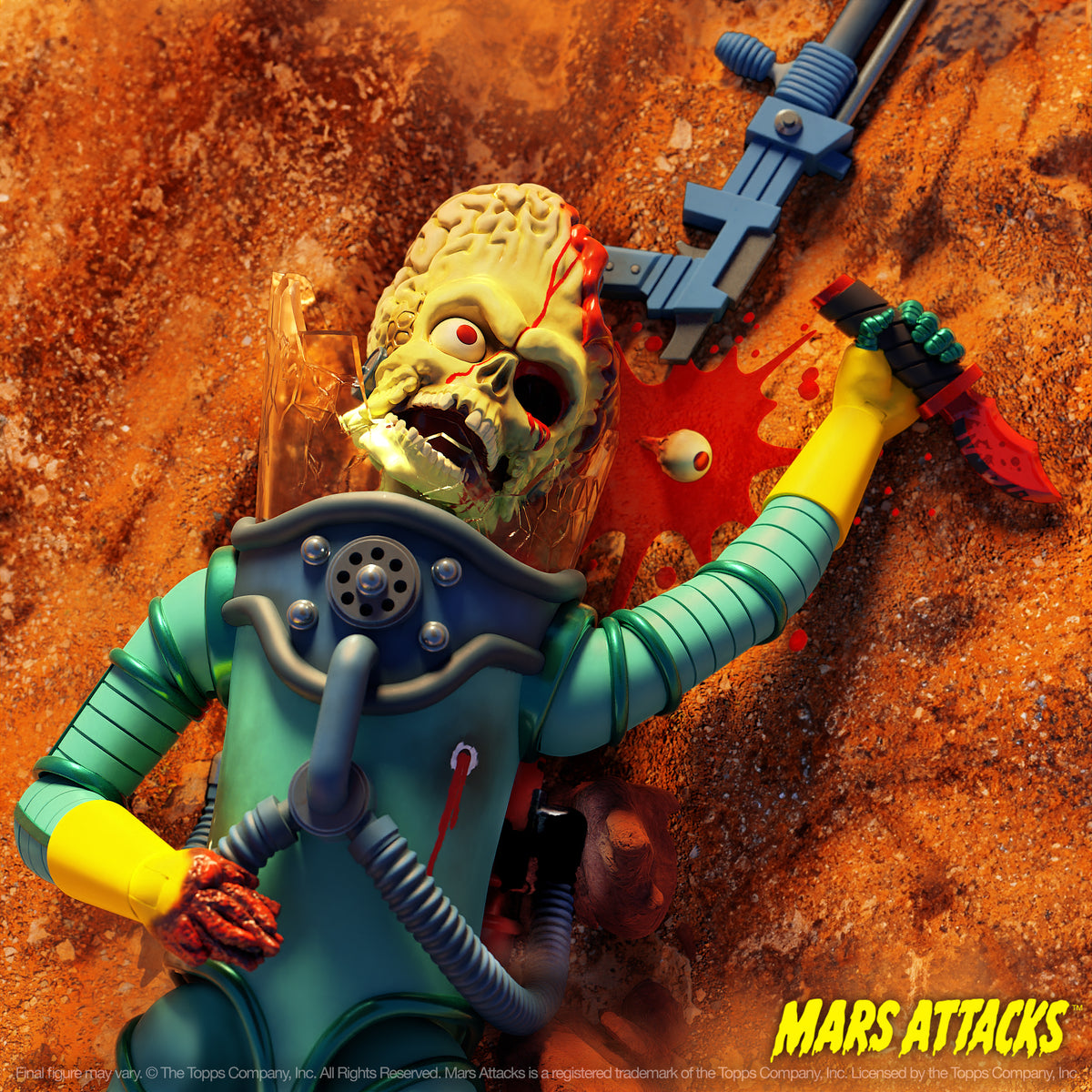 Super7 Ultimates: Mars Attacks - Martian Smashing The Enemy