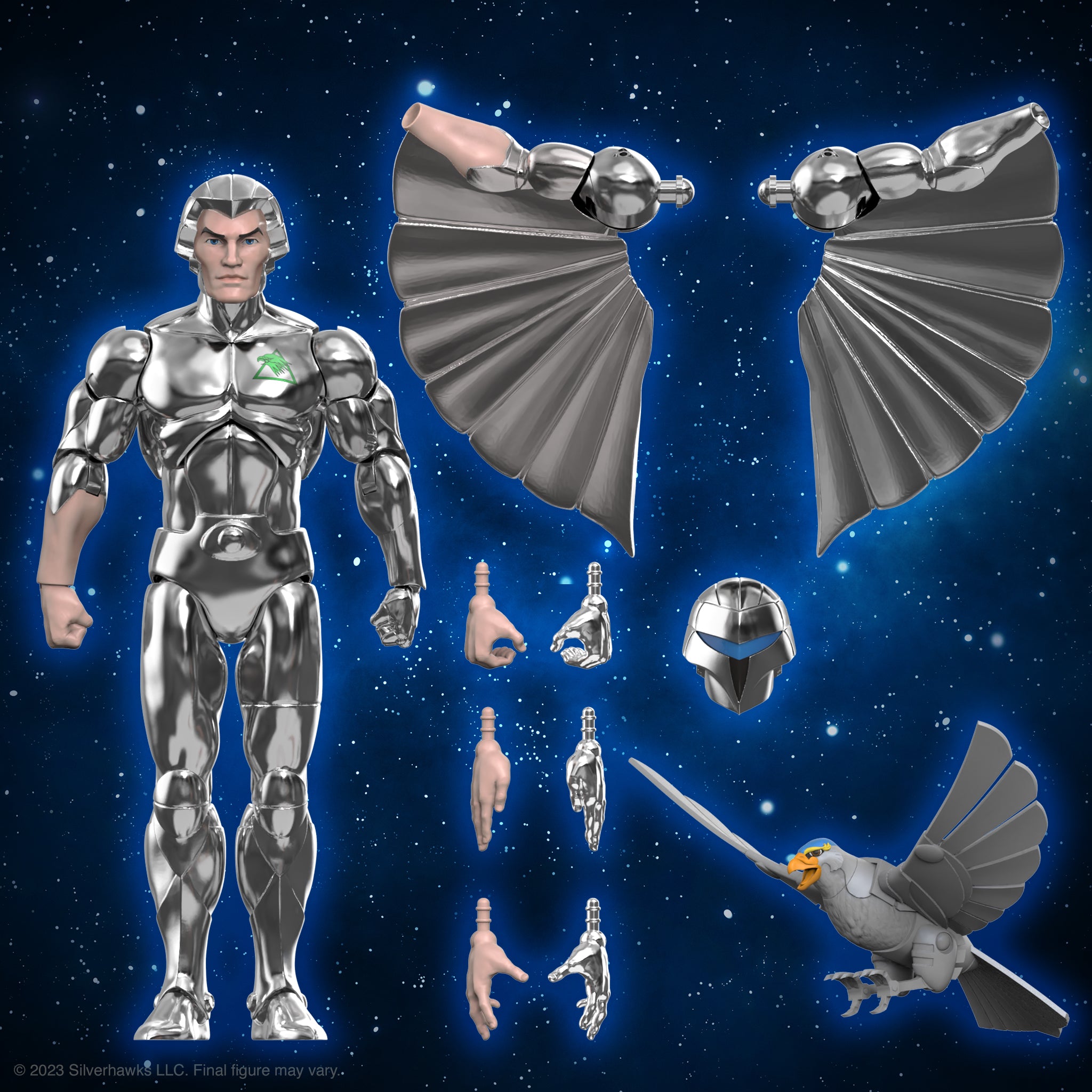Super7 Ultimates: Halcones Galacticos - Rayo de Plata Toy Version