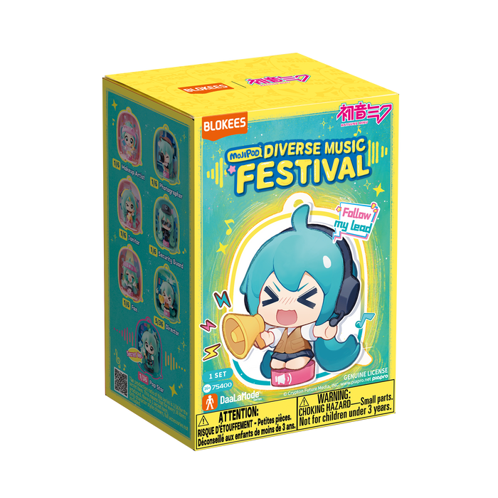 Blokees Hatsune Miku MOJIPOD Series: 01 Diverse Music Festival - Unitario 75400