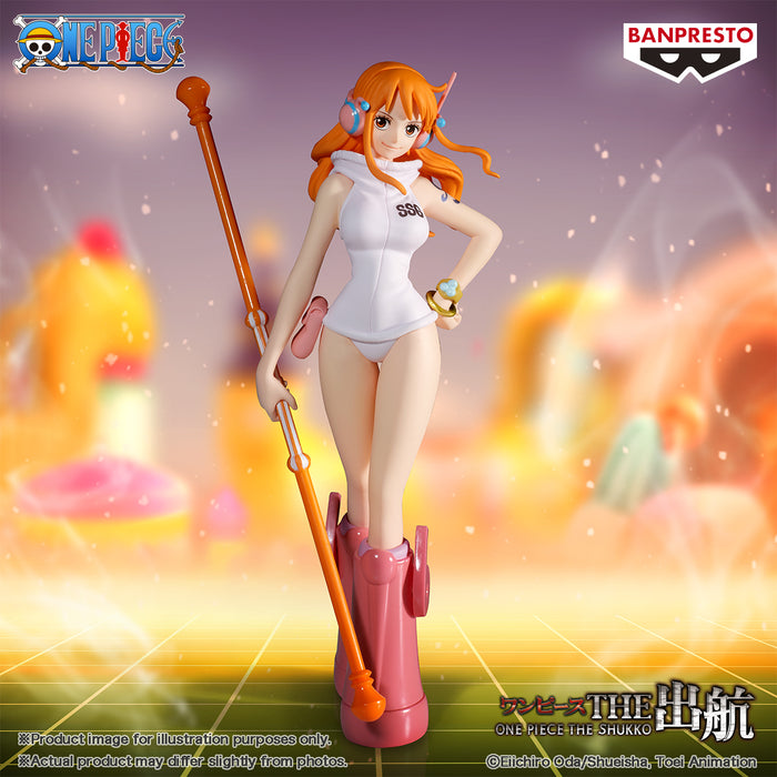 Banpresto The Shukko: One Piece Isla del Futuro - Nami Egghead