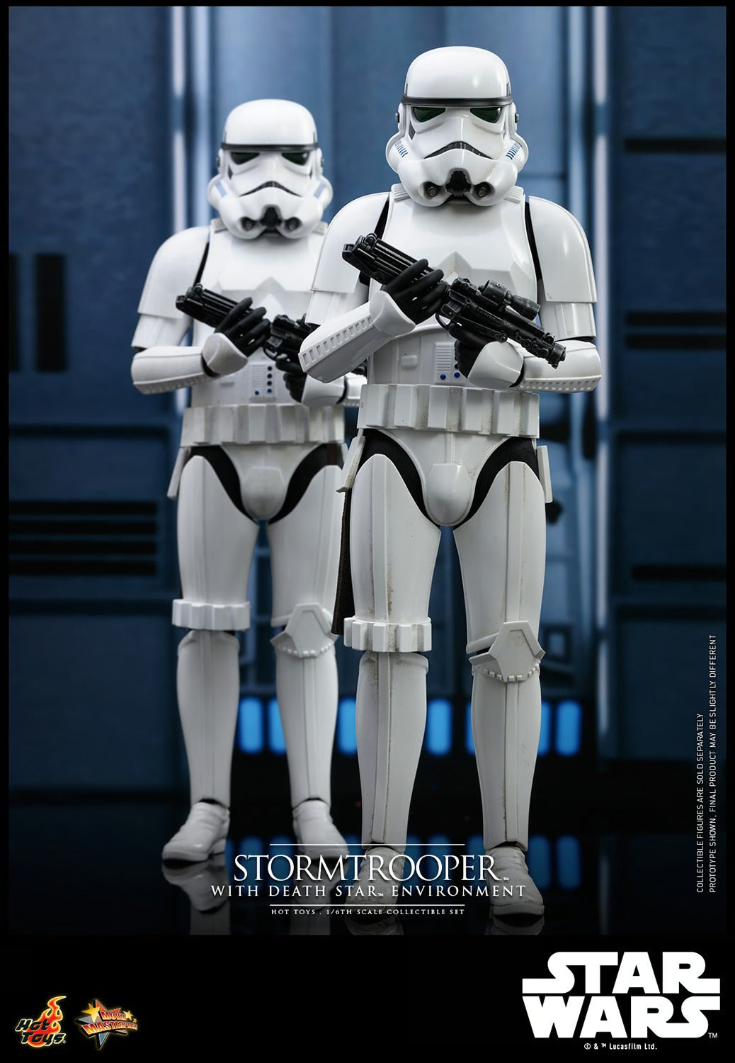 Hot Toys Movie Masterpiece Series: Star Wars The Power of the Dark Side - Stormtrooper con Entorno de Estrella de la Muerte Escala 1/6