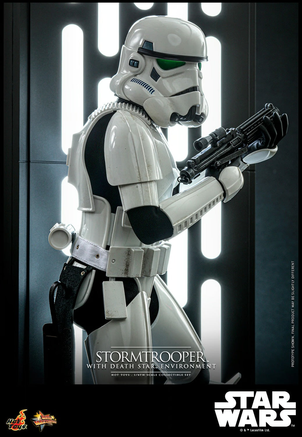 Hot Toys Movie Masterpiece Series: Star Wars The Power of the Dark Side - Stormtrooper con Entorno de Estrella de la Muerte Escala 1/6