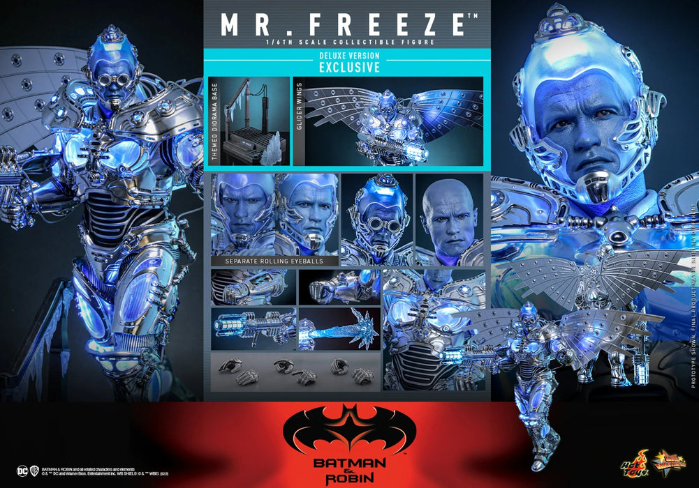 Hot Toys Movie Masterpiece Series: DC Batman Y Robin - Mr Freeze Deluxe Escala 1/6