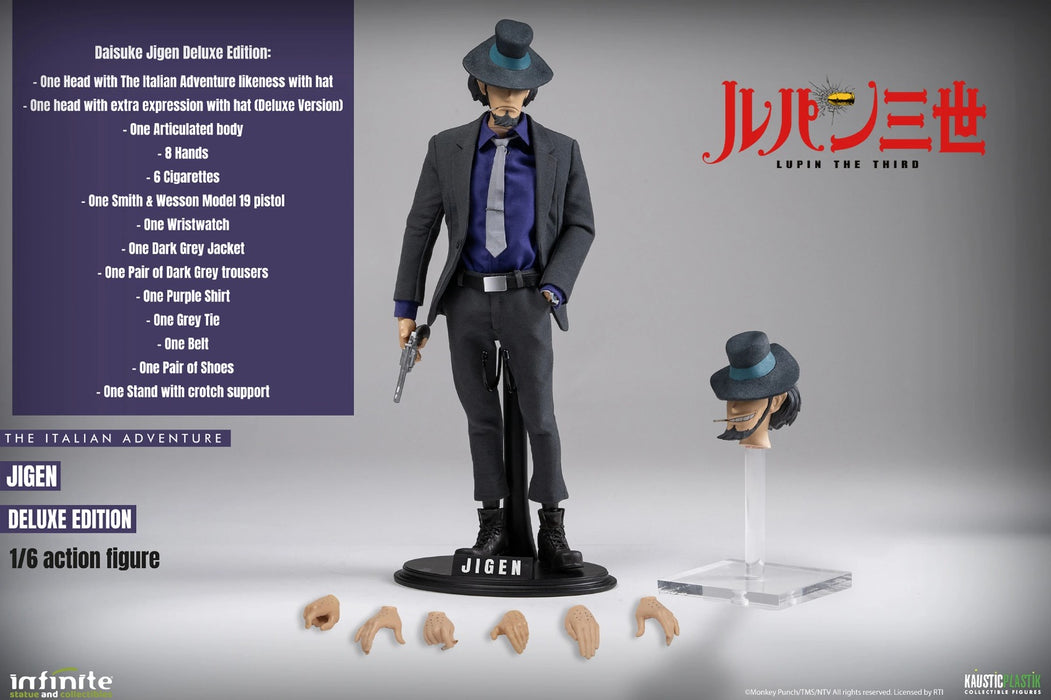 Infinite Statue: Lupin III The Italian Adventure - Daisuke Jigen Deluxe Escala 1/6