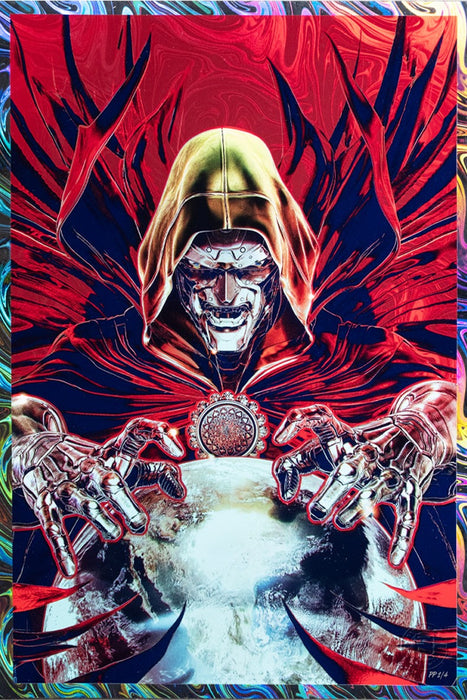 Sideshow Art Print: Marvel One World Under Doom Num 1 - Doctor Doom Litografia