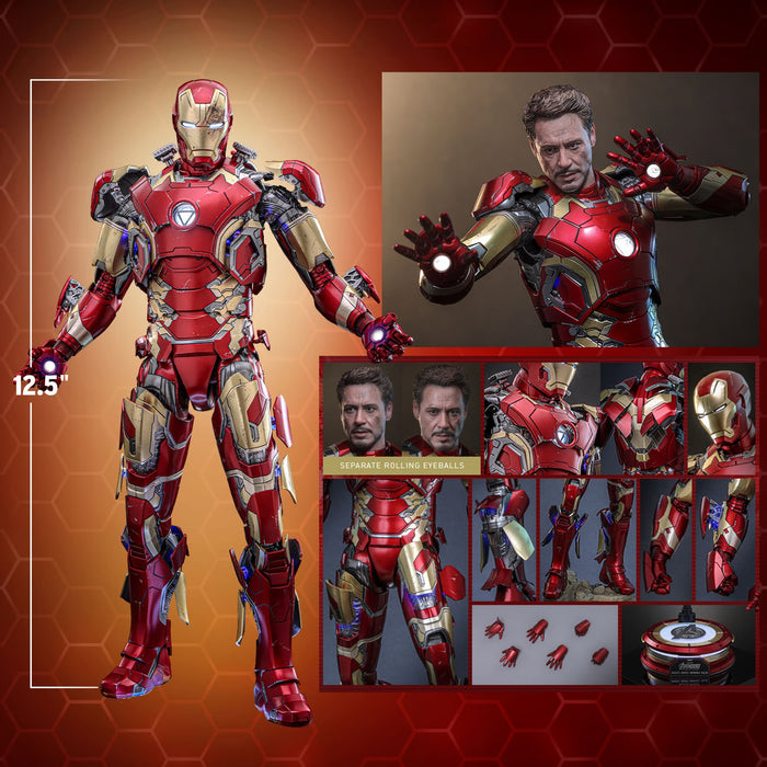 Hot Toys Movie Masterpiece Series: Marvel Avengers Era de Ultron - Iron Man Mark XLIII 2.0 Escala 1/6