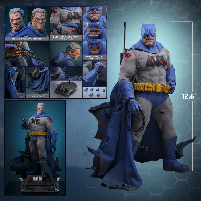 Hot Toys Comics Masterpiece Series: DC Batman The Dark Knight Returns - Batman Battle Damaged Escala 1/6
