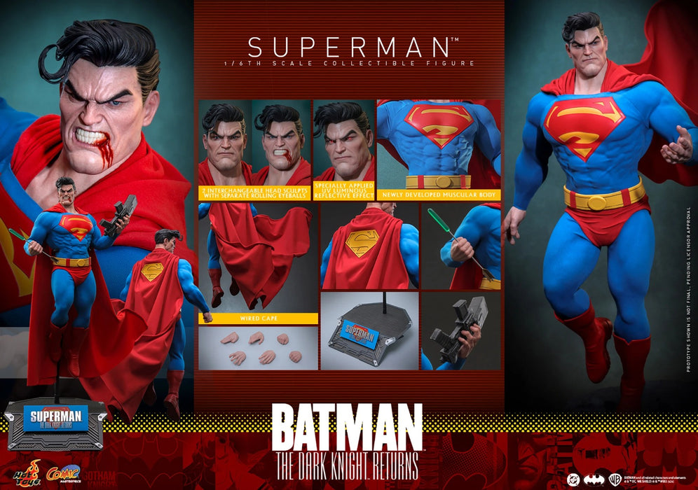 Hot Toys Comics Masterpiece Series: DC Batman The Dark Knight - Superman Escala 1/6
