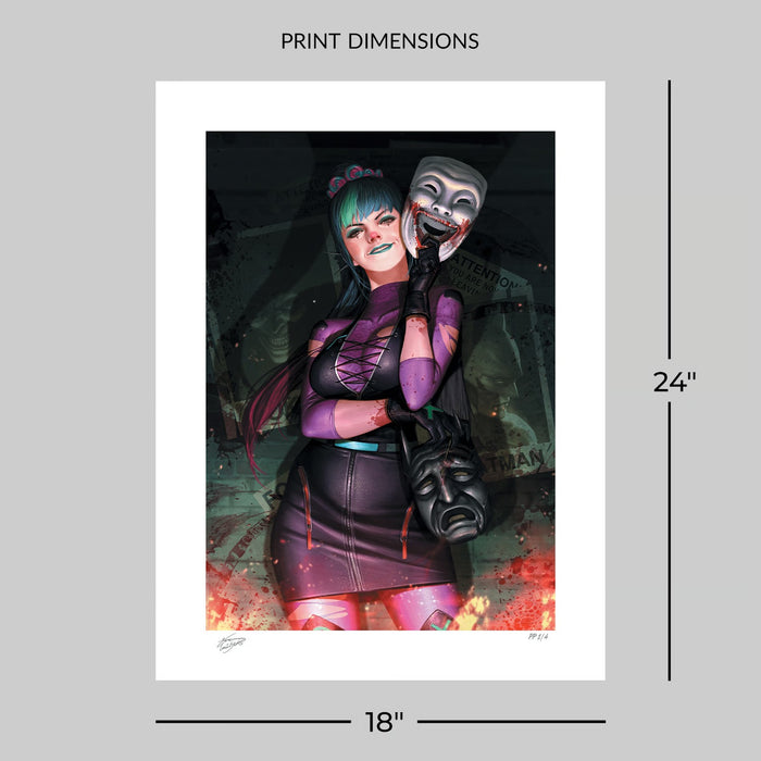 Sideshow Art Print: DC Comic Joker 80 Aniversario Super Spectacular Num 1 2020 - Punchline Litografia