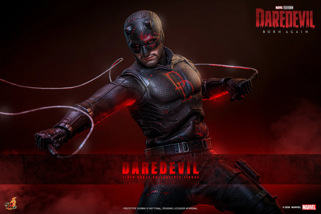 Hot Toys Television Masterpiece Series: Daredevil Born Again - Daredevil Traje Negro Escala 1/6